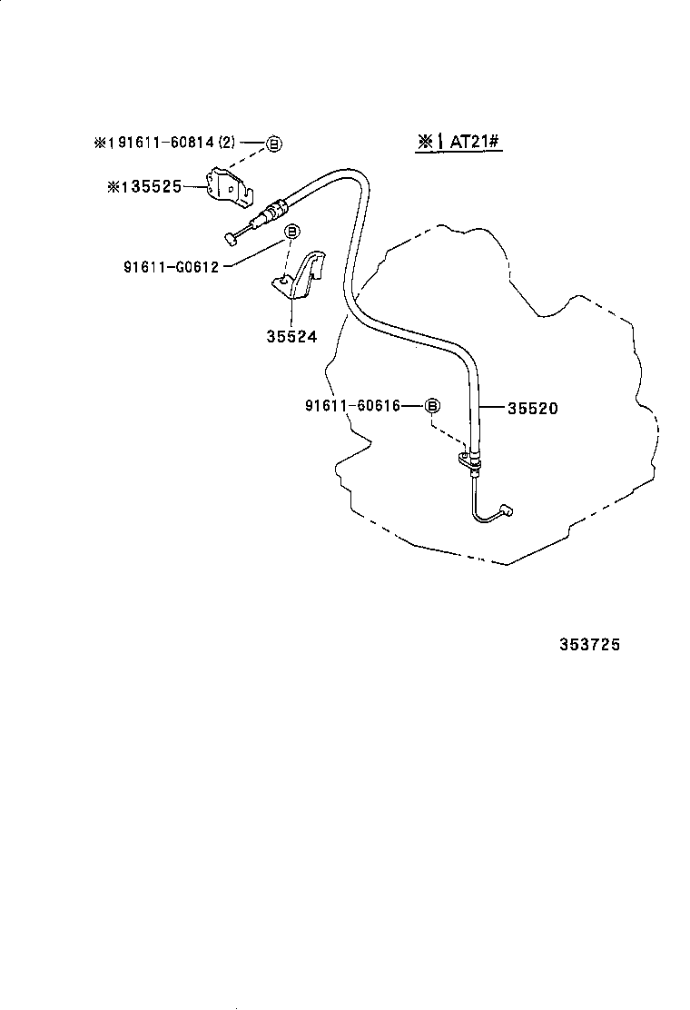  CALDINA |  THROTTLE LINK VALVE LEVER ATM