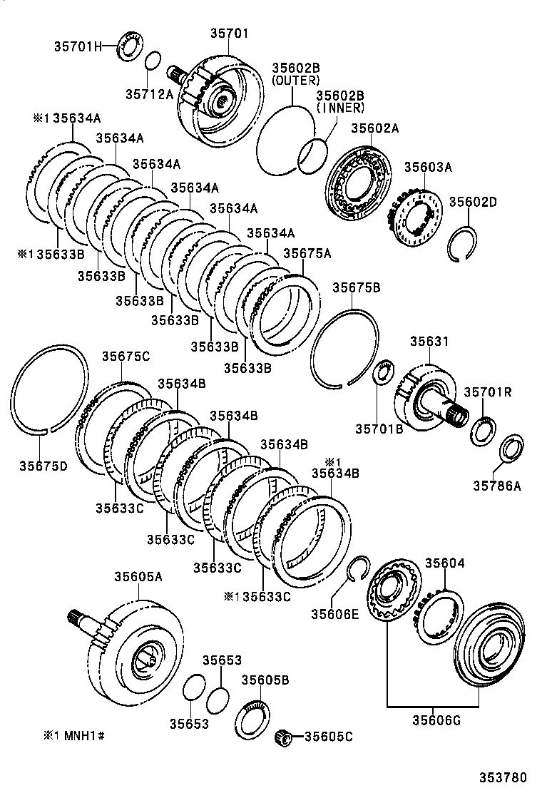 ALPHARD G V | BRAKE BAND MULTIPLE DISC CLUTCH ATM