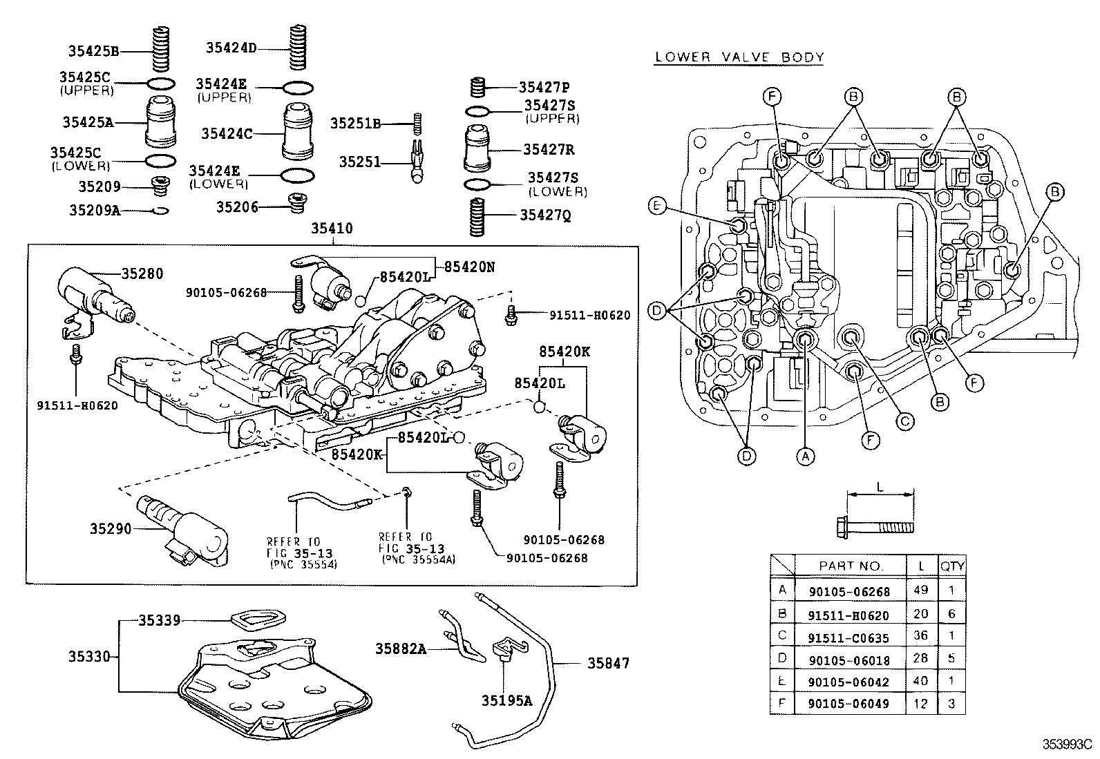  PORTE |  VALVE BODY OIL STRAINER ATM
