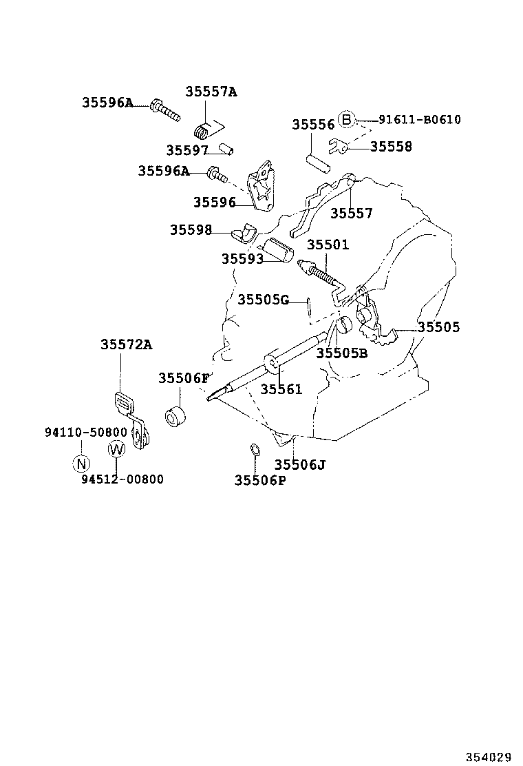  CALDINA |  THROTTLE LINK VALVE LEVER ATM
