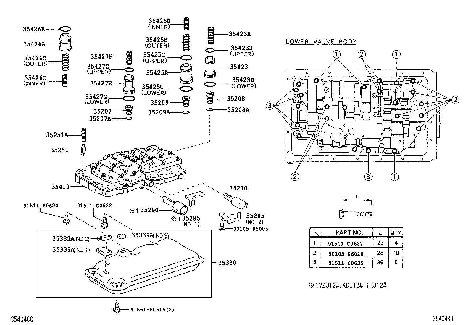  LAND CRUISER PRADO |  VALVE BODY OIL STRAINER ATM