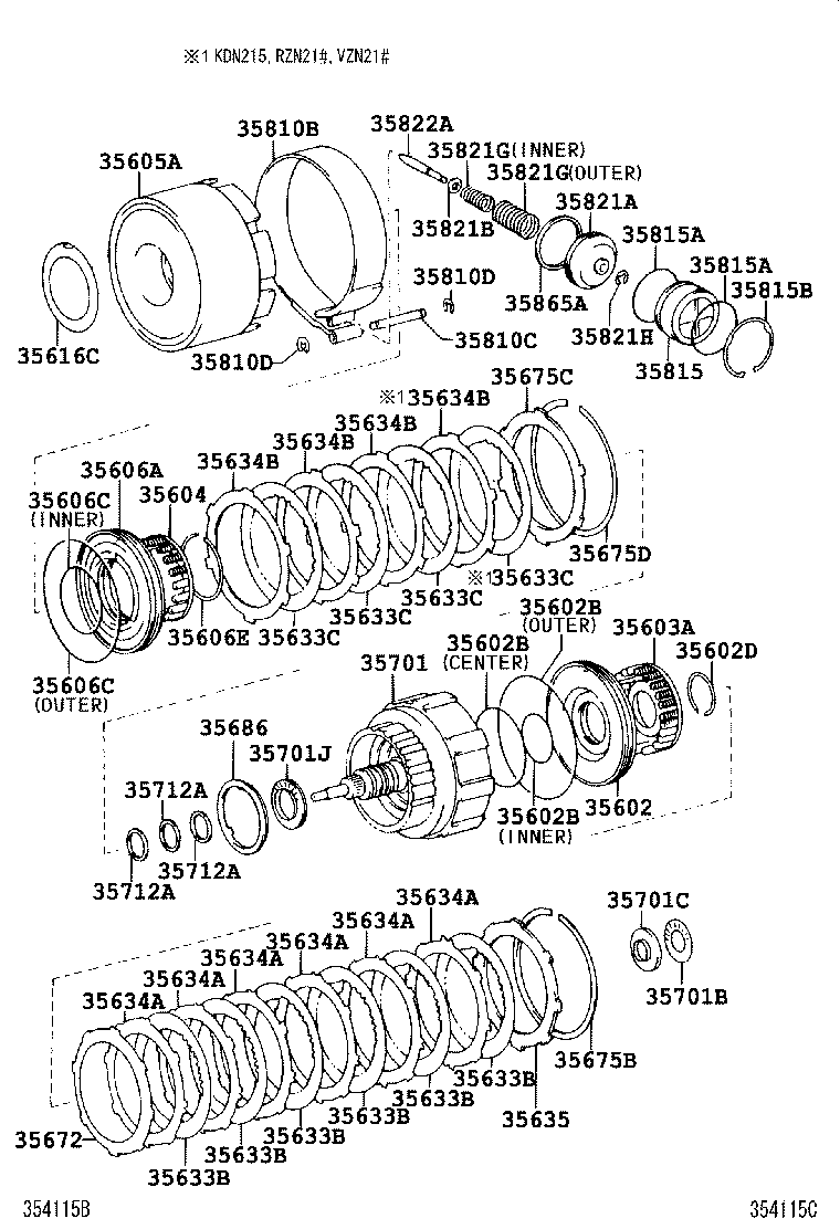  HILUX SURF |  BRAKE BAND MULTIPLE DISC CLUTCH ATM