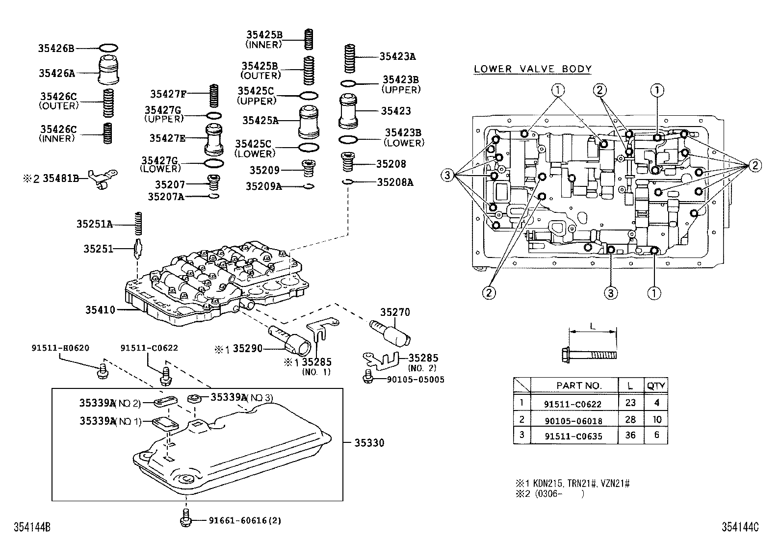  HILUX SURF |  VALVE BODY OIL STRAINER ATM