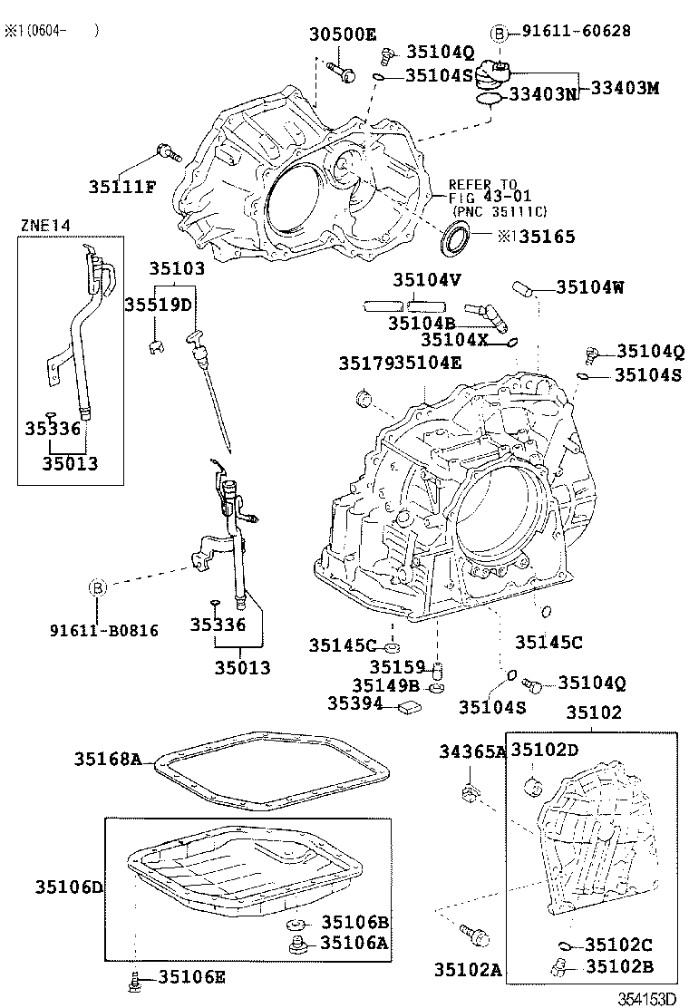  WISH |  TRANSMISSION CASE OIL PAN ATM