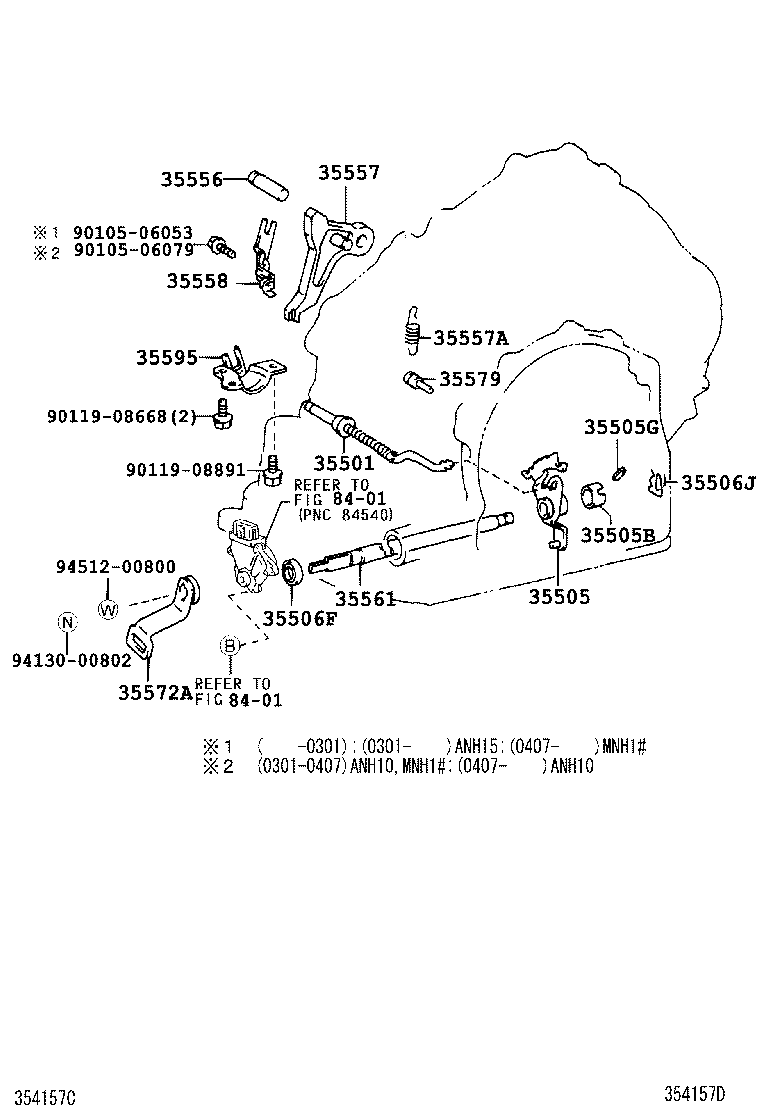ALPHARD G V | THROTTLE LINK VALVE LEVER ATM