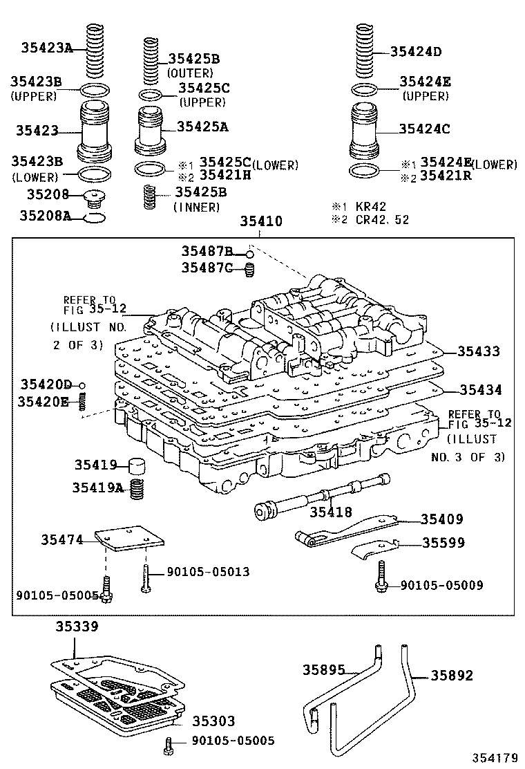  LITE TOWNACE NOAH V |  VALVE BODY OIL STRAINER ATM