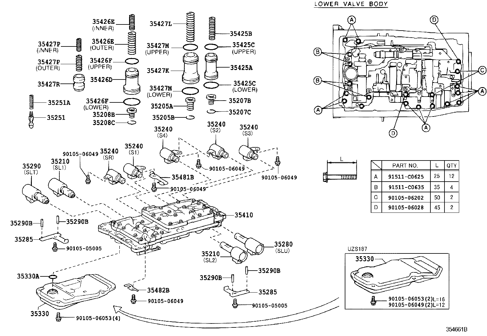  CROWN MAJESTA |  VALVE BODY OIL STRAINER ATM