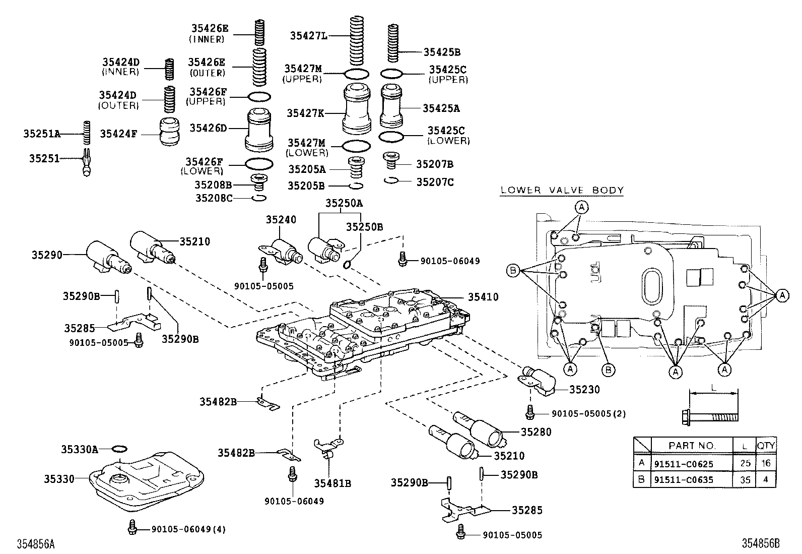  LAND CRUISER PRADO |  VALVE BODY OIL STRAINER ATM