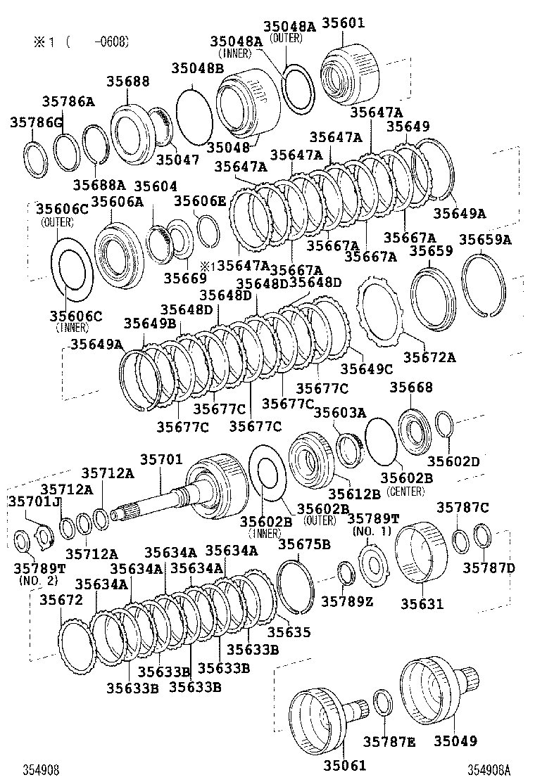  MARK X |  BRAKE BAND MULTIPLE DISC CLUTCH ATM