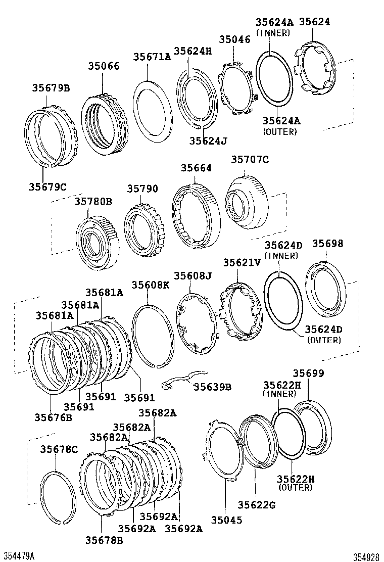  MARK X |  CENTER SUPPORT PLANETARY SUN GEAR ATM