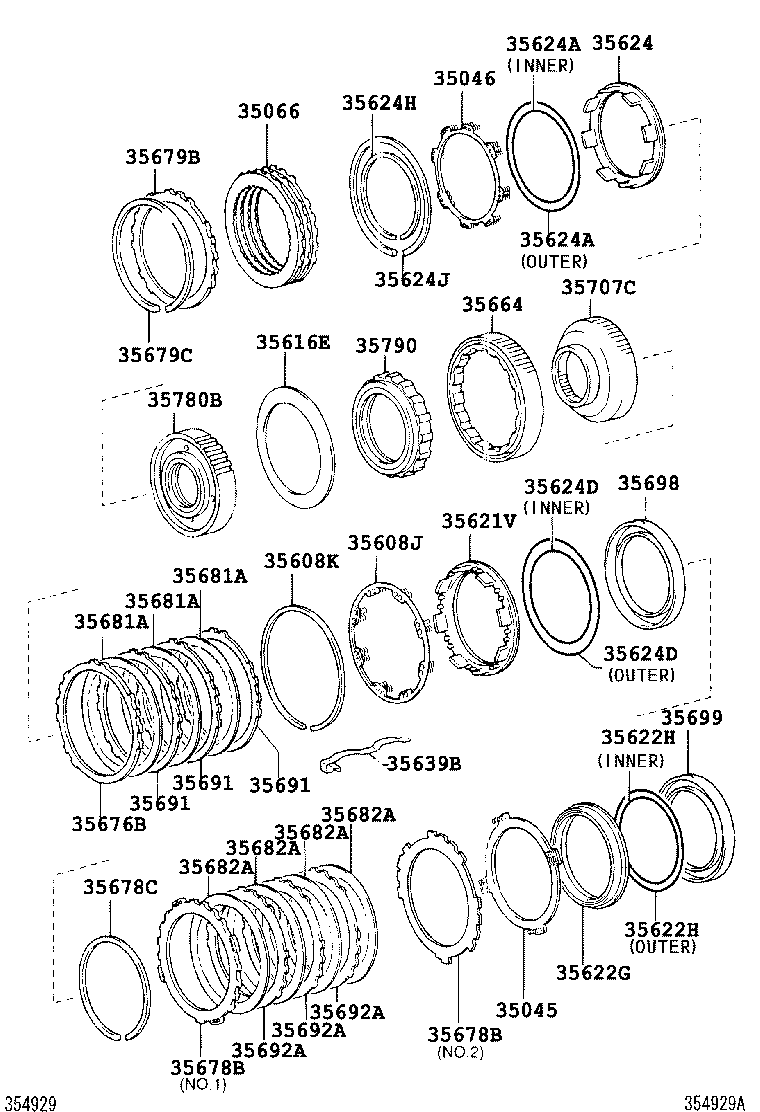  MARK X |  CENTER SUPPORT PLANETARY SUN GEAR ATM