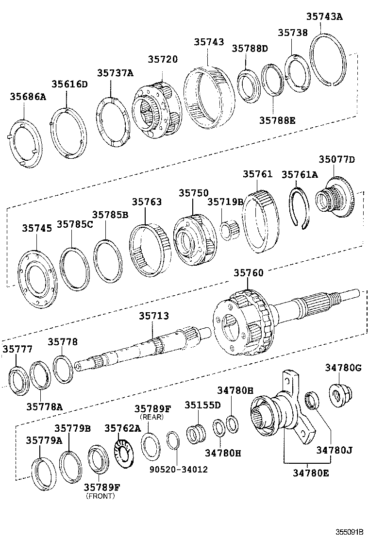  CENTURY |  PLANETARY GEAR REVERSE PISTON COUNTER GEAR ATM