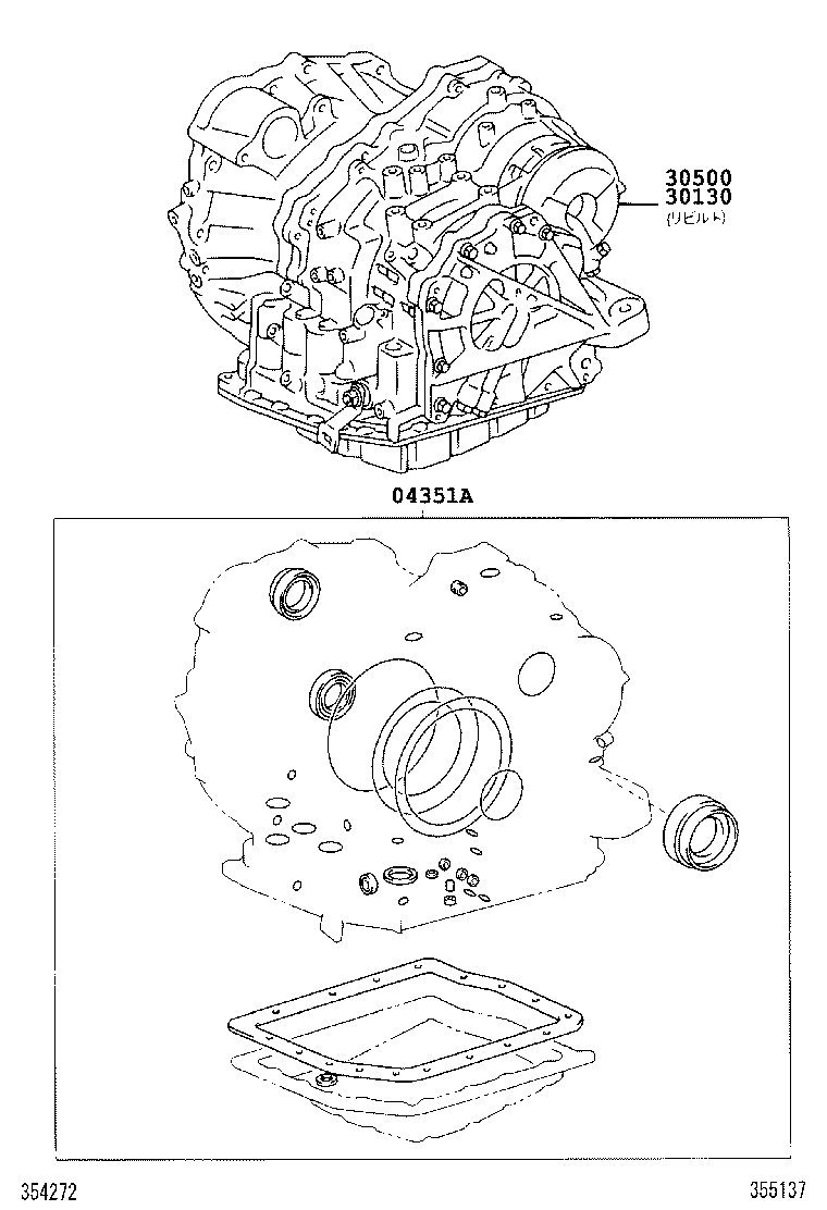  ALPHARD G V |  TRANSAXLE OR TRANSMISSION ASSY GASKET KIT ATM