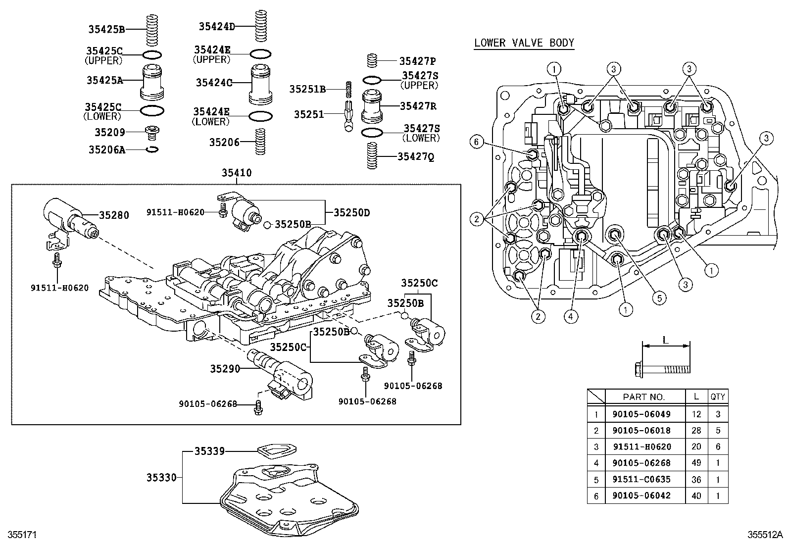  BELTA |  VALVE BODY OIL STRAINER ATM