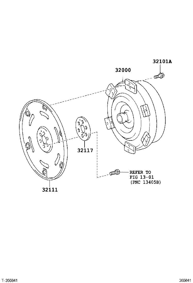  DYNA TOYOACE |  TORQUE CONVERTER FRONT OIL PUMP CHAIN ATM