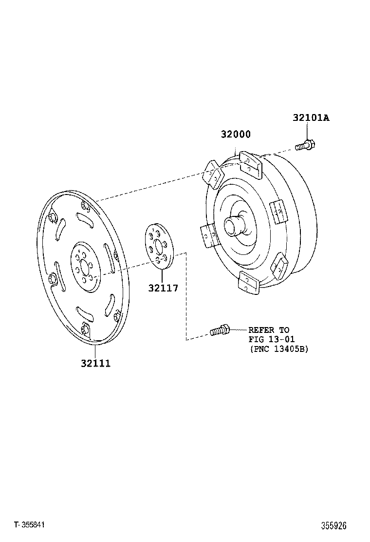  DYNA TOYOACE |  TORQUE CONVERTER FRONT OIL PUMP CHAIN ATM