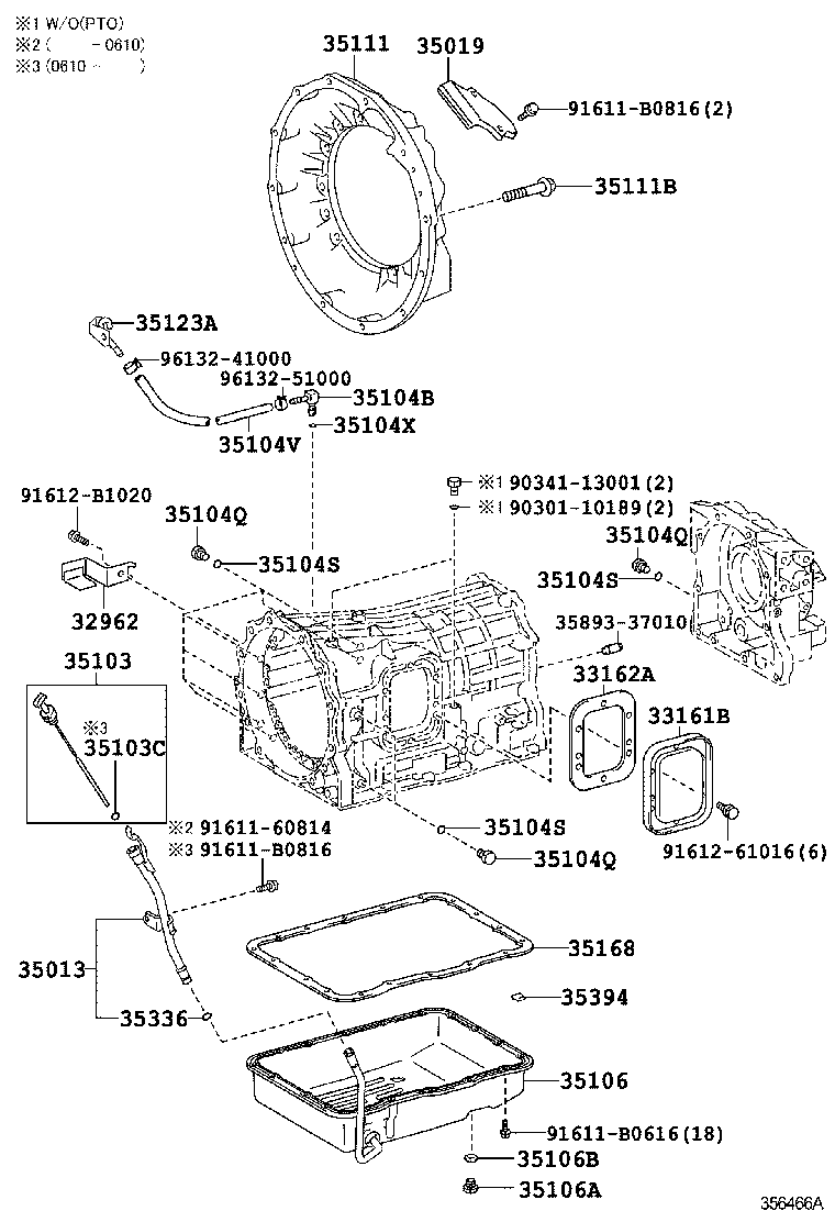  DYNA TOYOACE |  TRANSMISSION CASE OIL PAN ATM