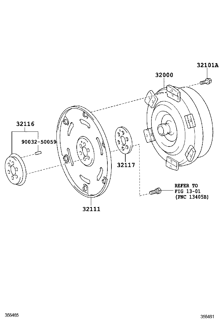  DYNA TOYOACE HV |  TORQUE CONVERTER FRONT OIL PUMP CHAIN ATM