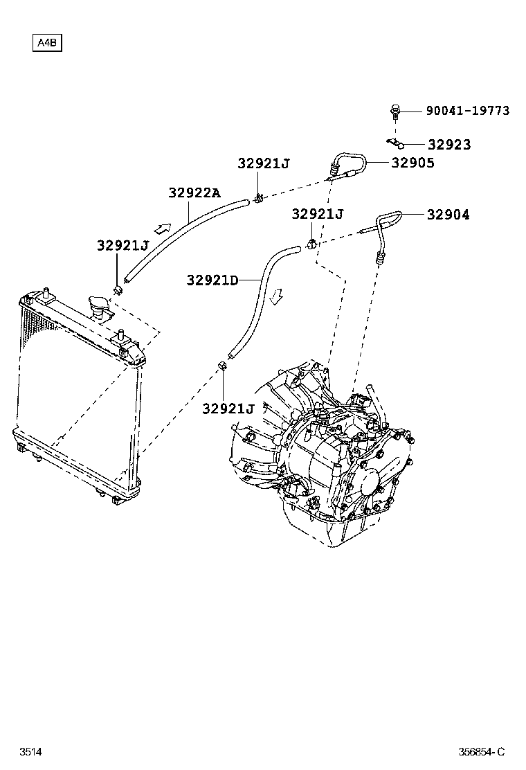  PASSO SETTE |  OIL COOLER TUBE ATM