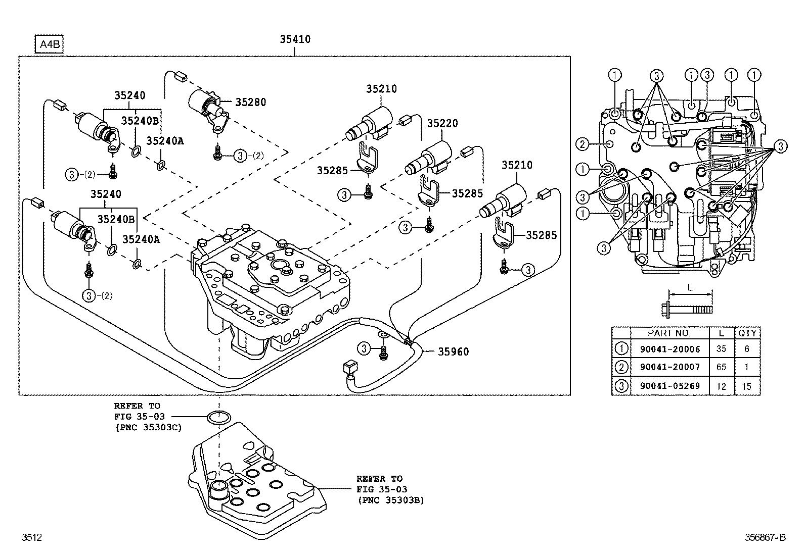  PASSO SETTE |  VALVE BODY OIL STRAINER ATM