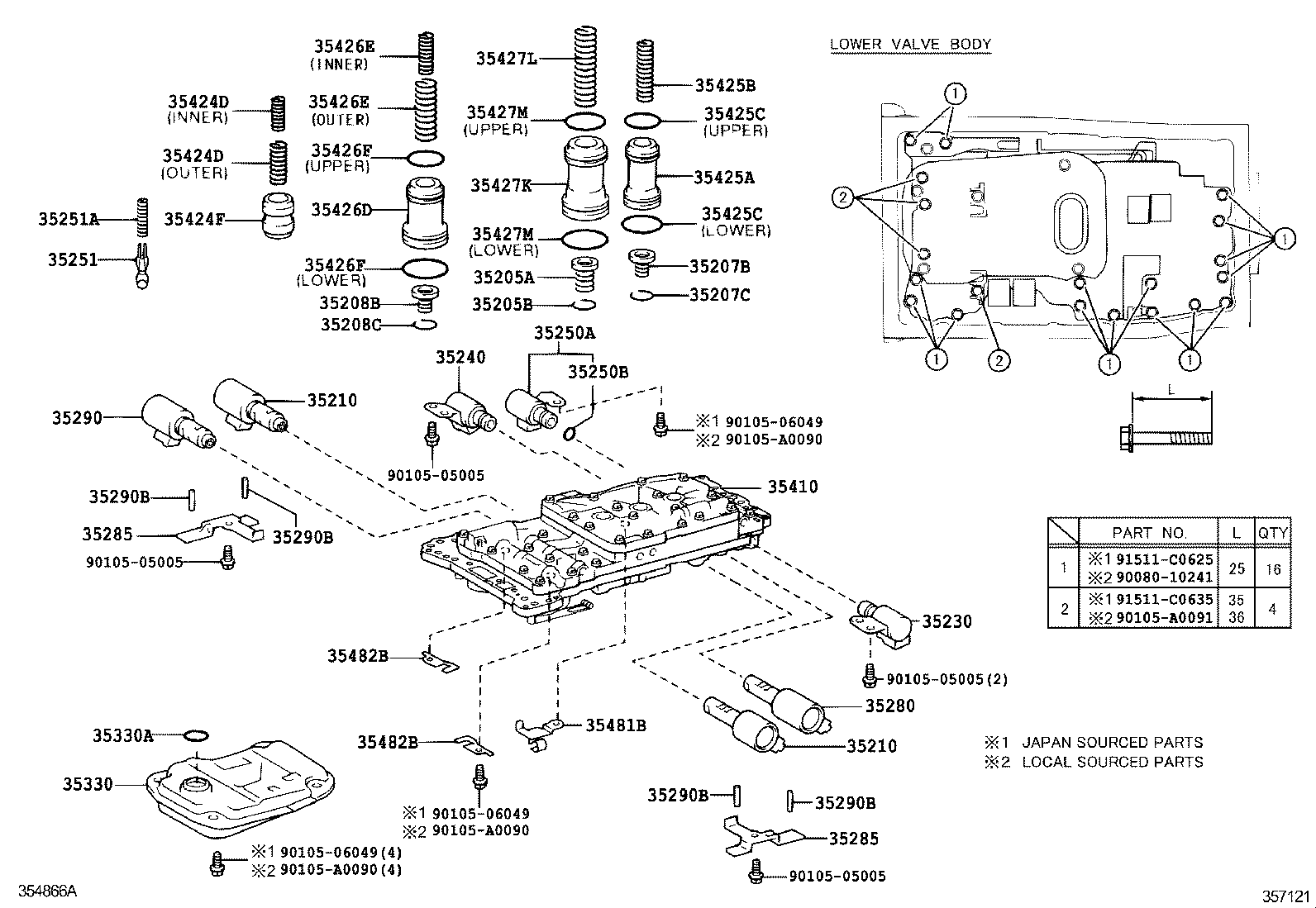  HILUX SURF |  VALVE BODY OIL STRAINER ATM