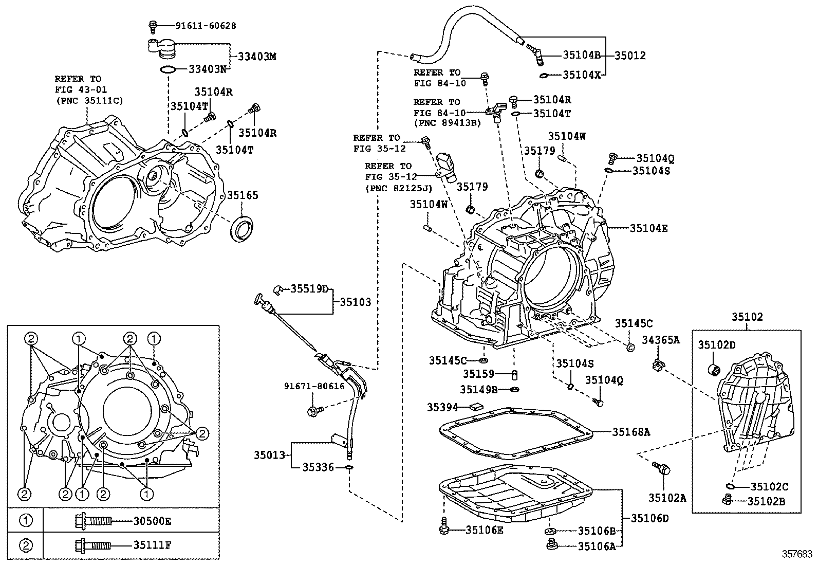  RACTIS |  TRANSMISSION CASE OIL PAN ATM