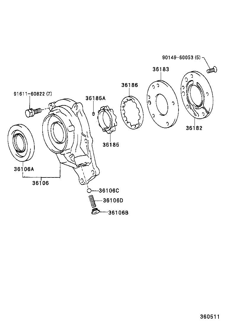  LITE TOWNACE |  TRANSFER OIL PUMP