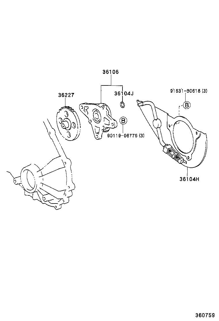  LAND CRUISER PRADO |  TRANSFER OIL PUMP