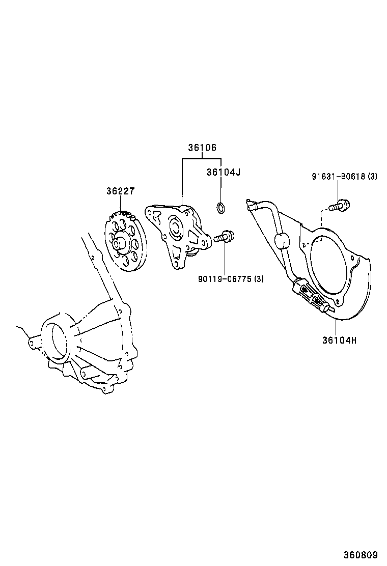  HILUX SURF |  TRANSFER OIL PUMP