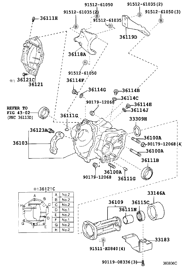  RAUM |  TRANSFER CASE EXTENSION HOUSING