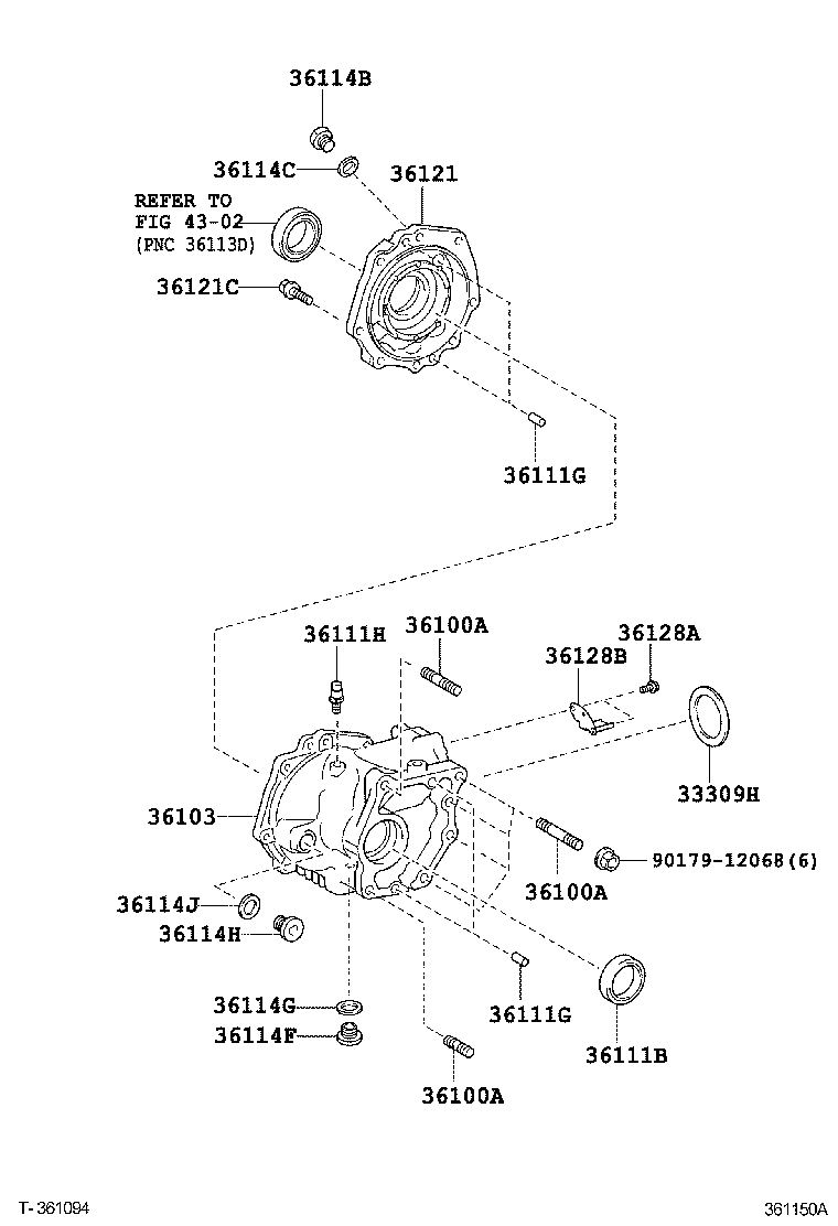  RACTIS |  TRANSFER CASE EXTENSION HOUSING