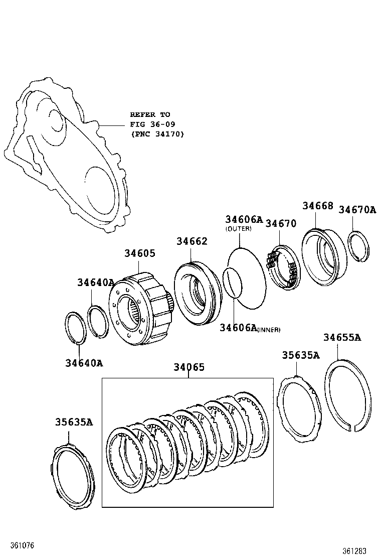  MARK X |  TRANSFER DIRECT CLUTCH LOW BRAKE SUPPORT