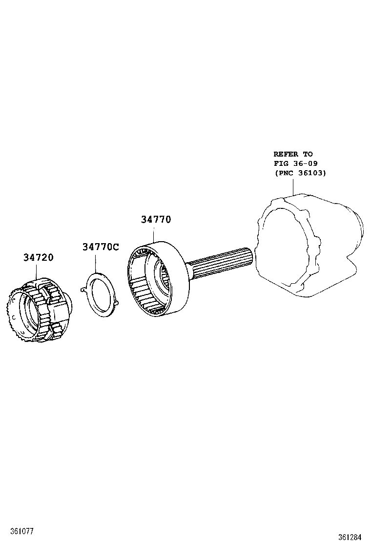  MARK X |  FRONT DRIVE CLUTCH GEAR