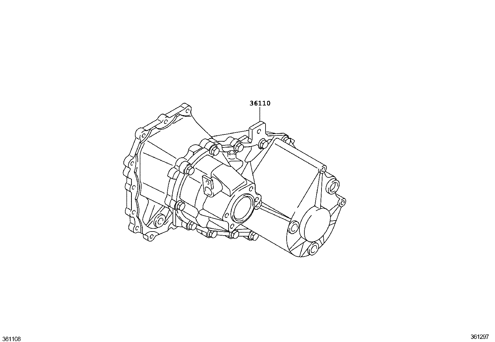  DYNA TOYOACE |  TRANSFER ASSEMBLY GASKET KIT