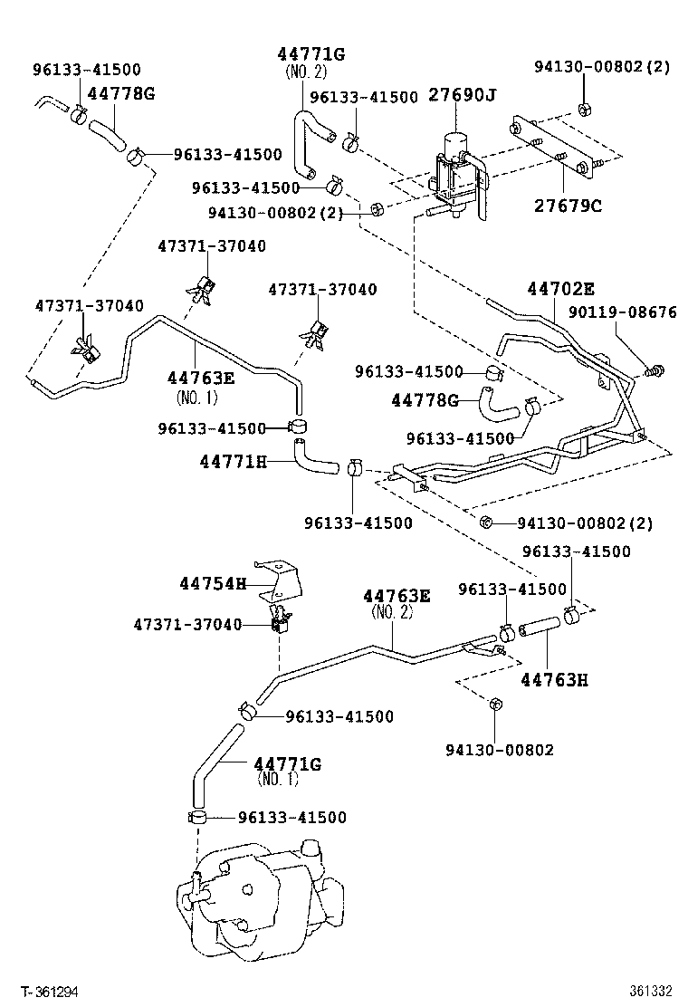  DYNA TOYOACE HV |  POWER TAKE OFF CASE GEAR