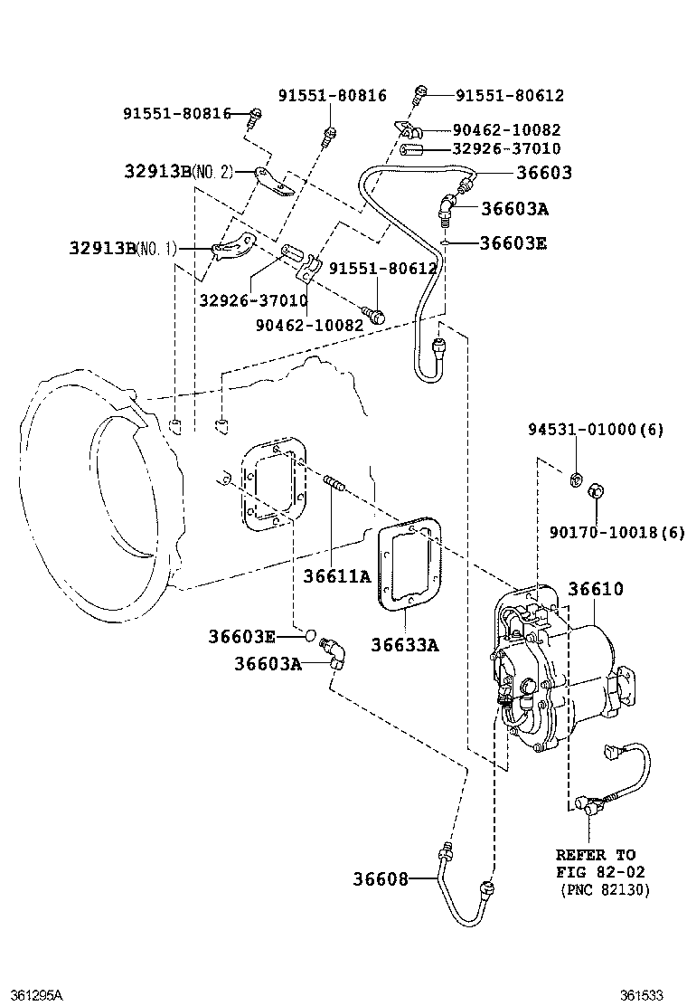  DYNA TOYOACE HV |  POWER TAKE OFF CASE GEAR