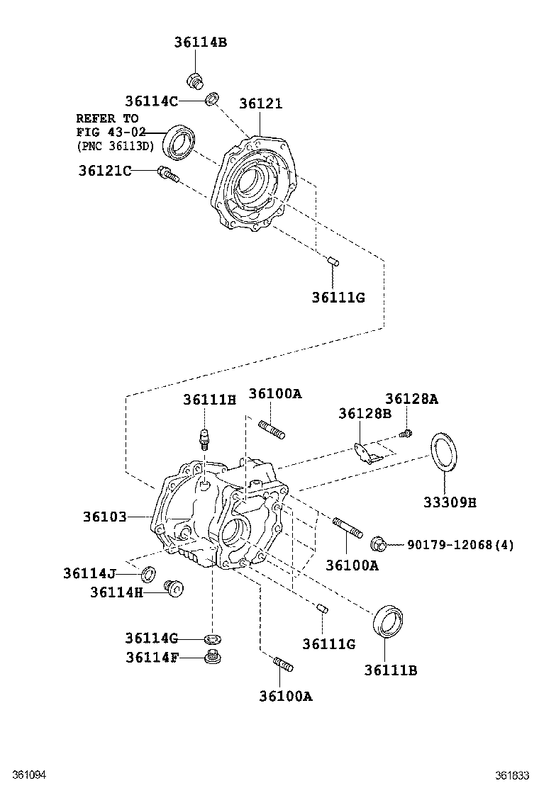  VITZ |  TRANSFER CASE EXTENSION HOUSING