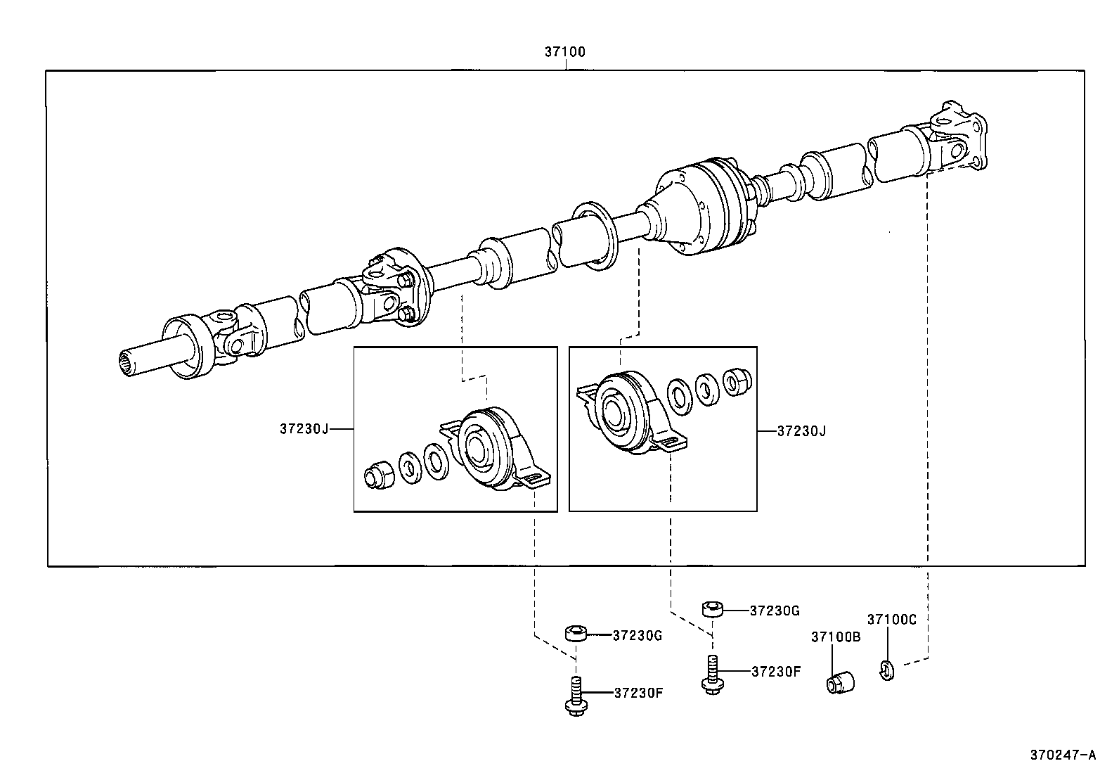 NOAH VOXY |  PROPELLER SHAFT UNIVERSAL JOINT