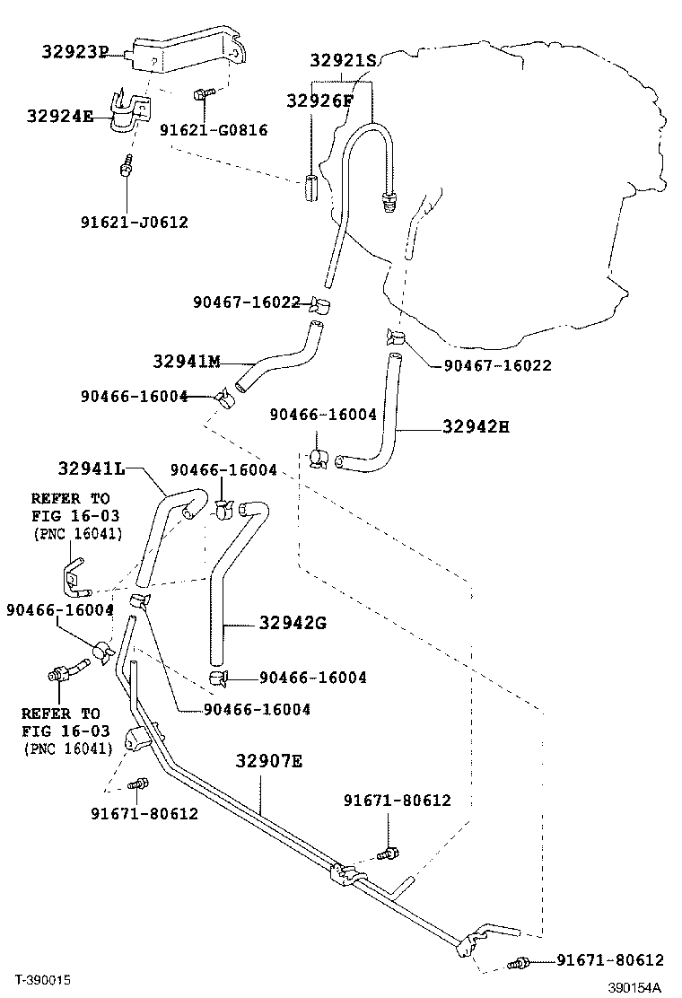  ALPHARD HV |  OIL COOLER TUBE HYBRID VEHICLE