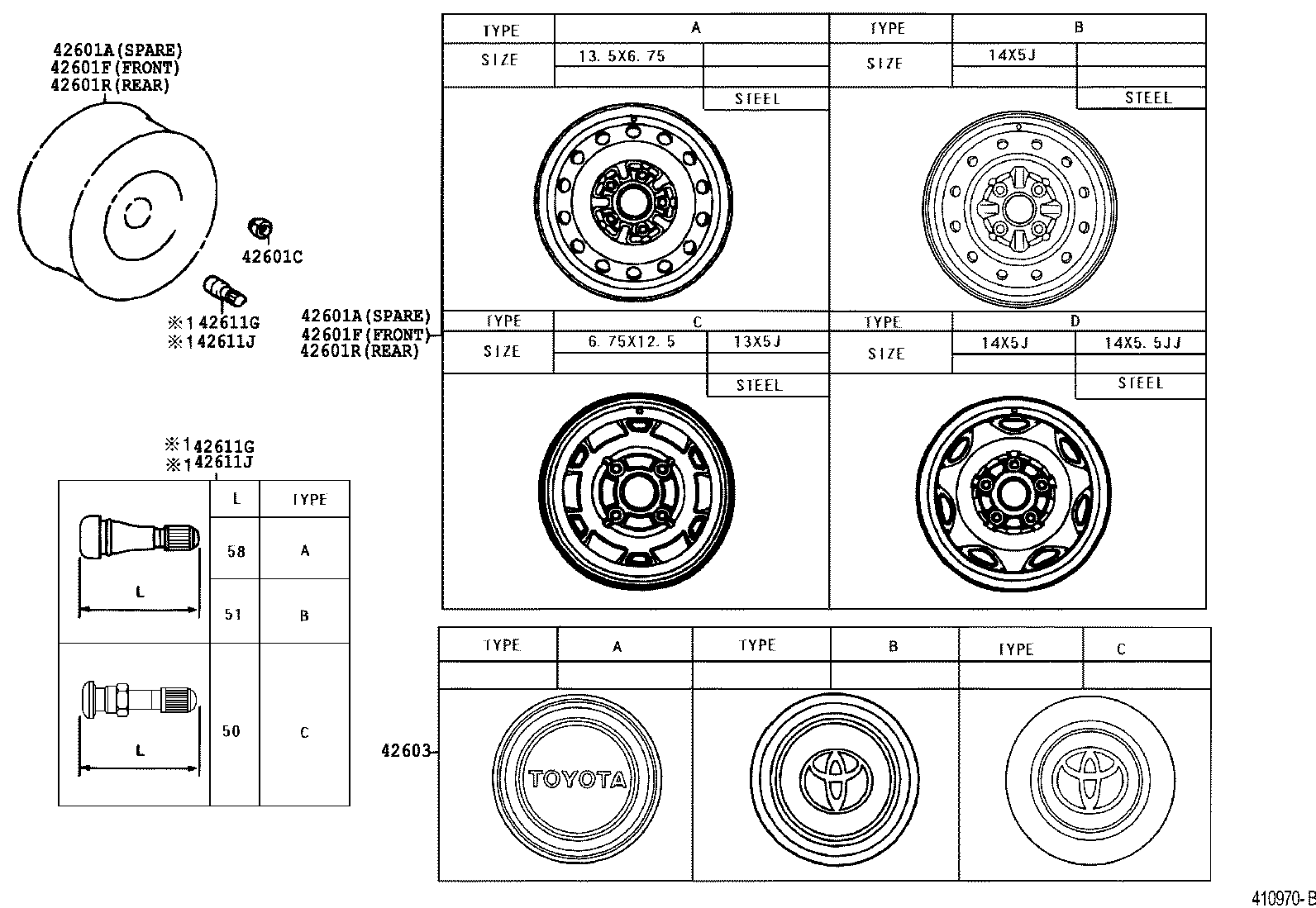  LITE TOWNACE |  DISC WHEEL WHEEL CAP