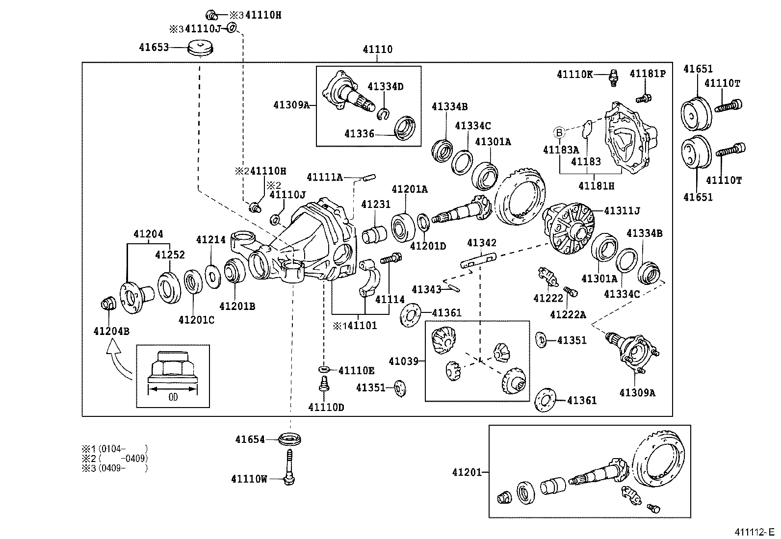  PROGRES |  REAR AXLE HOUSING DIFFERENTIAL