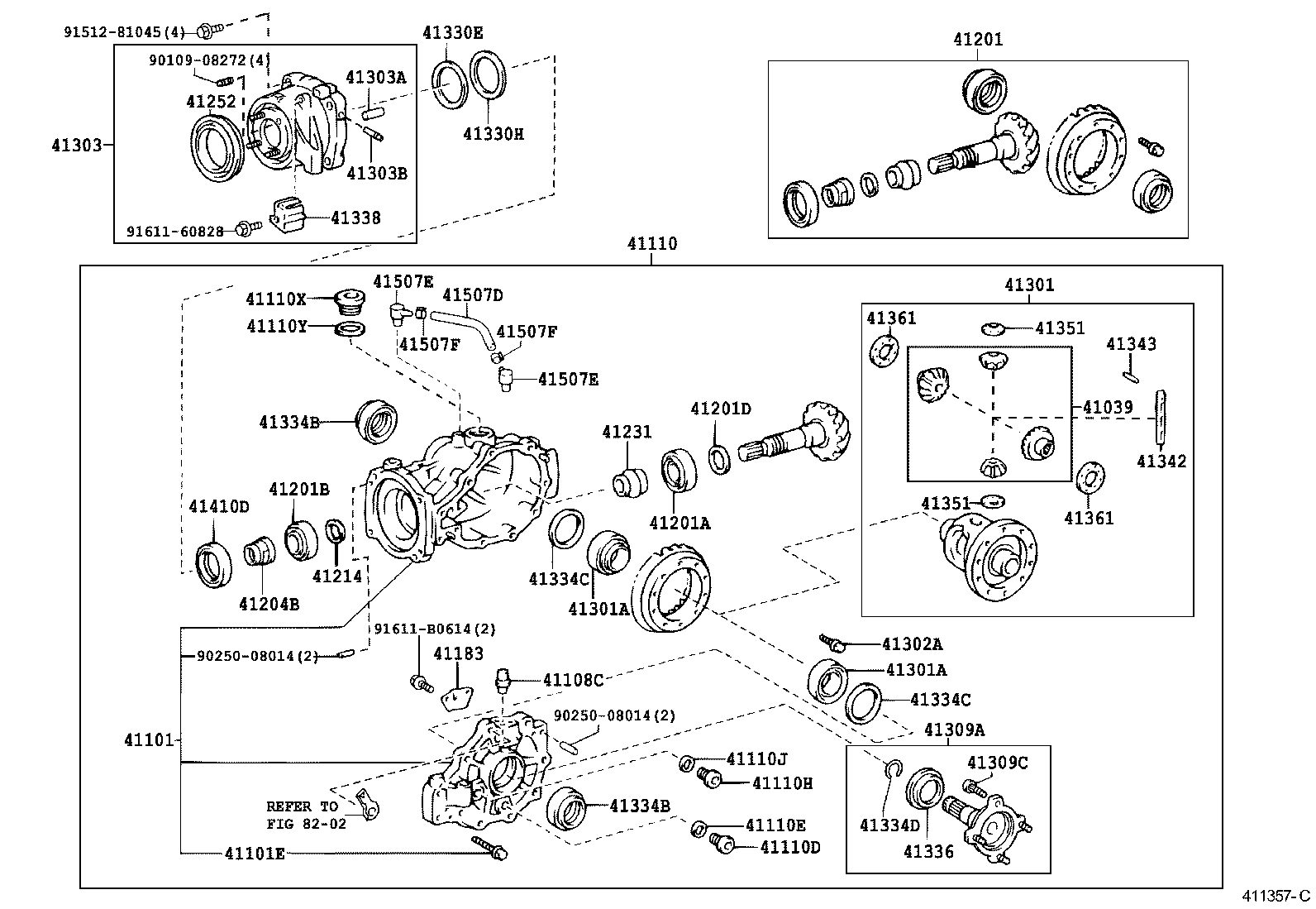  IPSUM |  REAR AXLE HOUSING DIFFERENTIAL