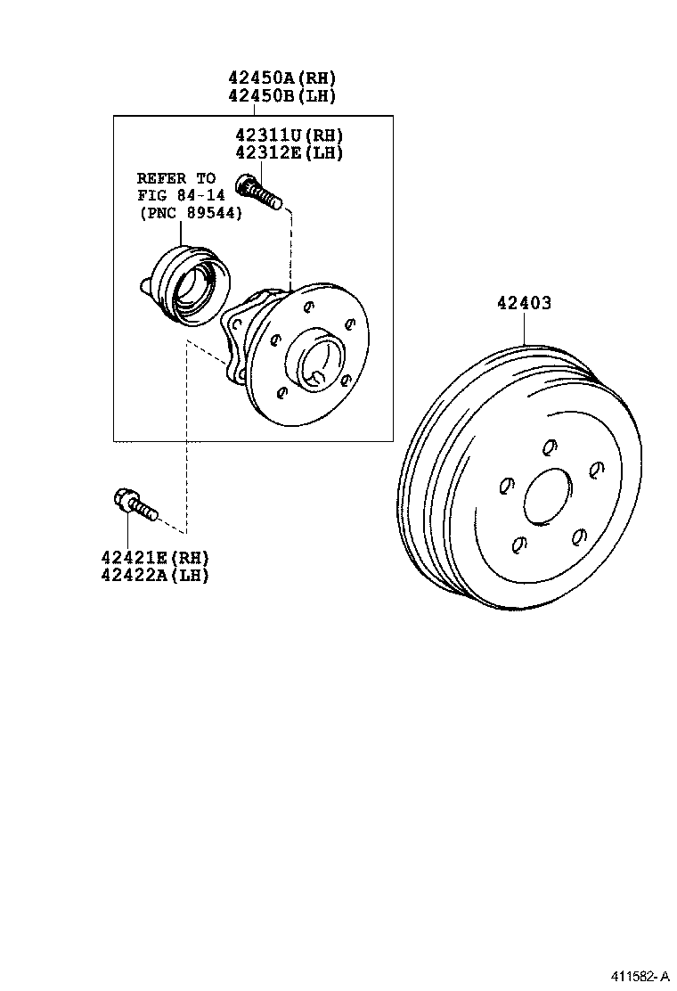  PREMIO ALLION |  REAR AXLE SHAFT HUB