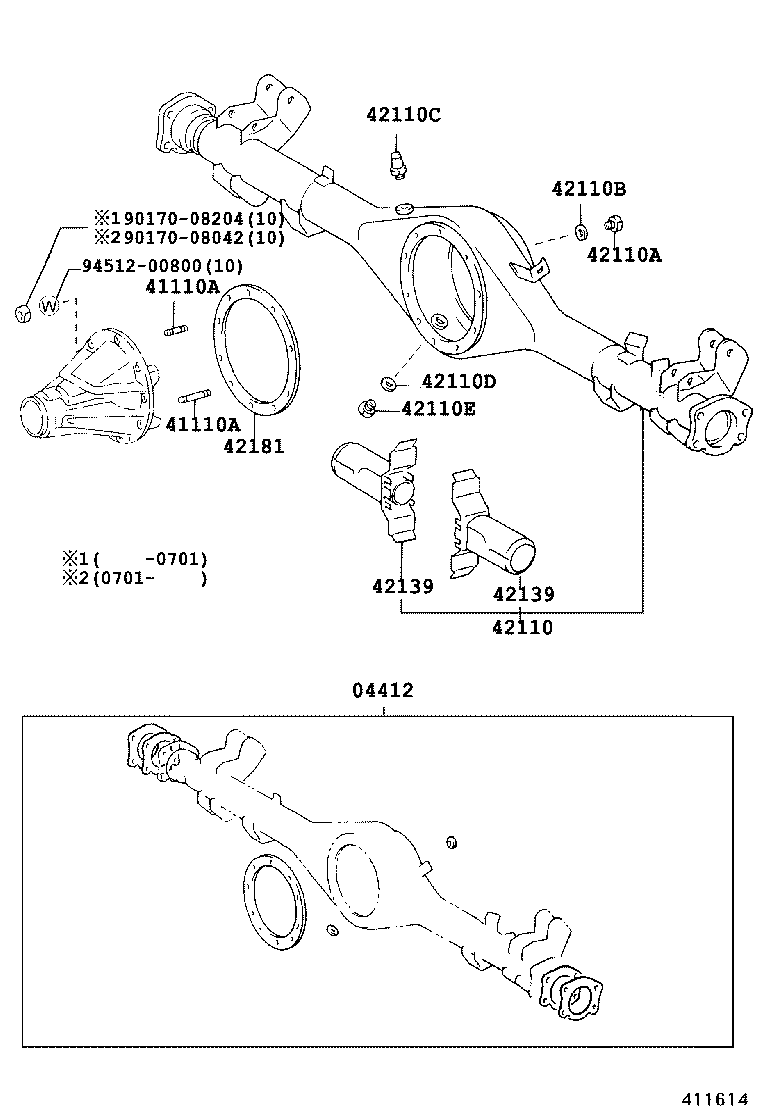  RAUM |  REAR AXLE HOUSING DIFFERENTIAL