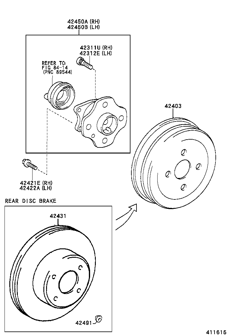  IST |  REAR AXLE SHAFT HUB