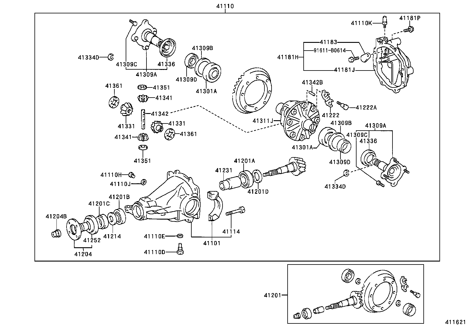  ALPHARD G V |  REAR AXLE HOUSING DIFFERENTIAL