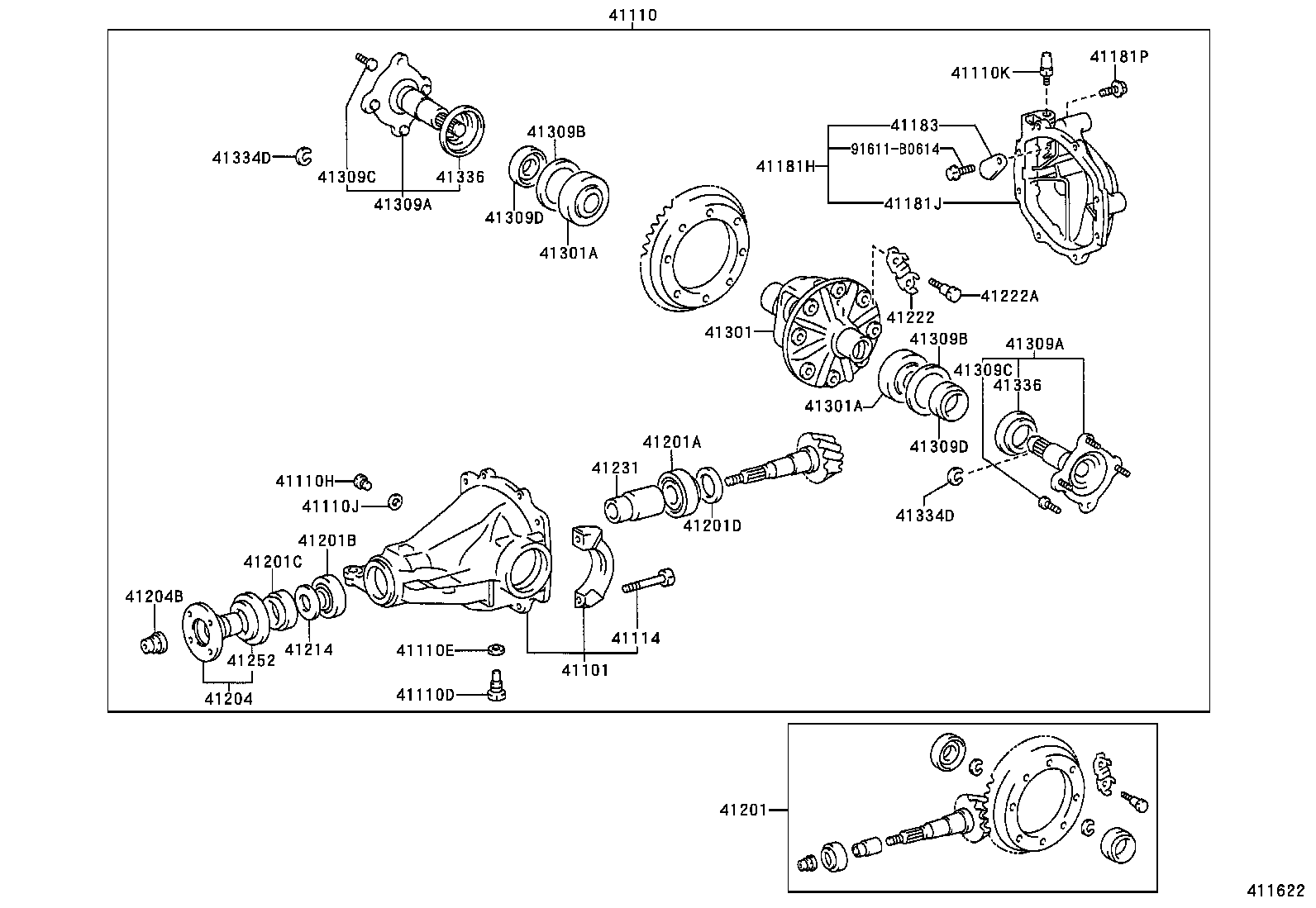  ALPHARD G V |  REAR AXLE HOUSING DIFFERENTIAL