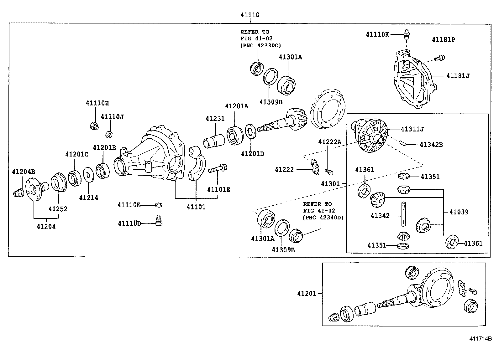  CALDINA |  REAR AXLE HOUSING DIFFERENTIAL