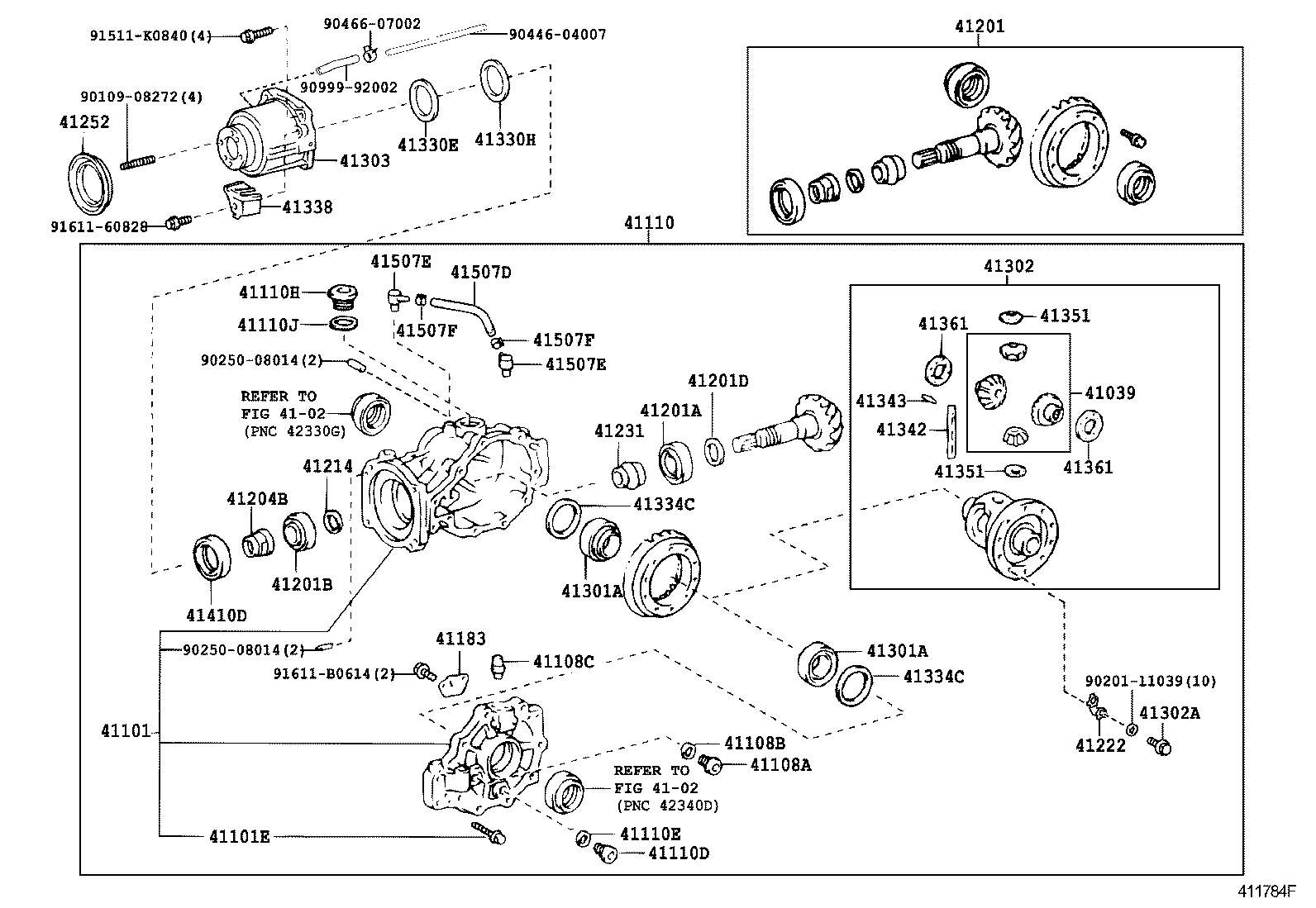  WISH |  REAR AXLE HOUSING DIFFERENTIAL