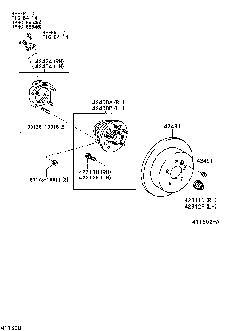  ALPHARD HV |  REAR AXLE SHAFT HUB